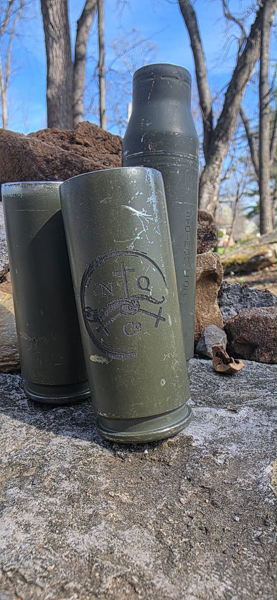 25mm Bushmaster shot glass