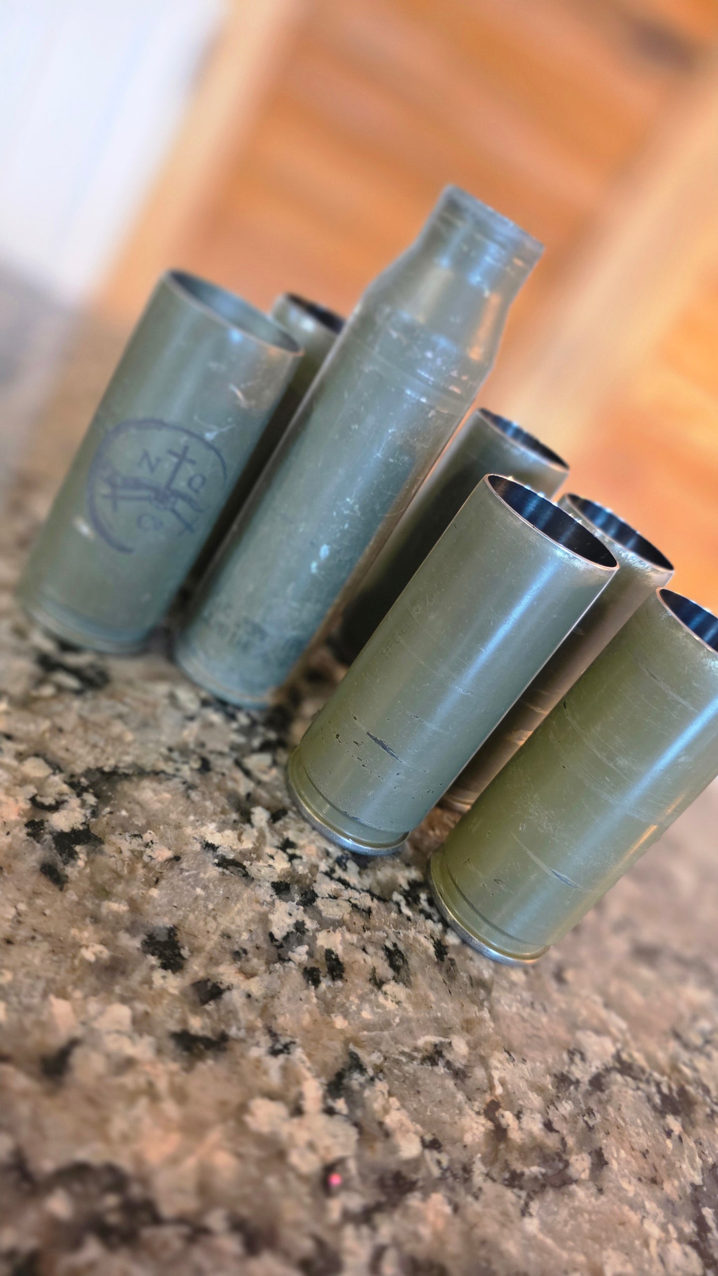 25mm Bushmaster shot glass