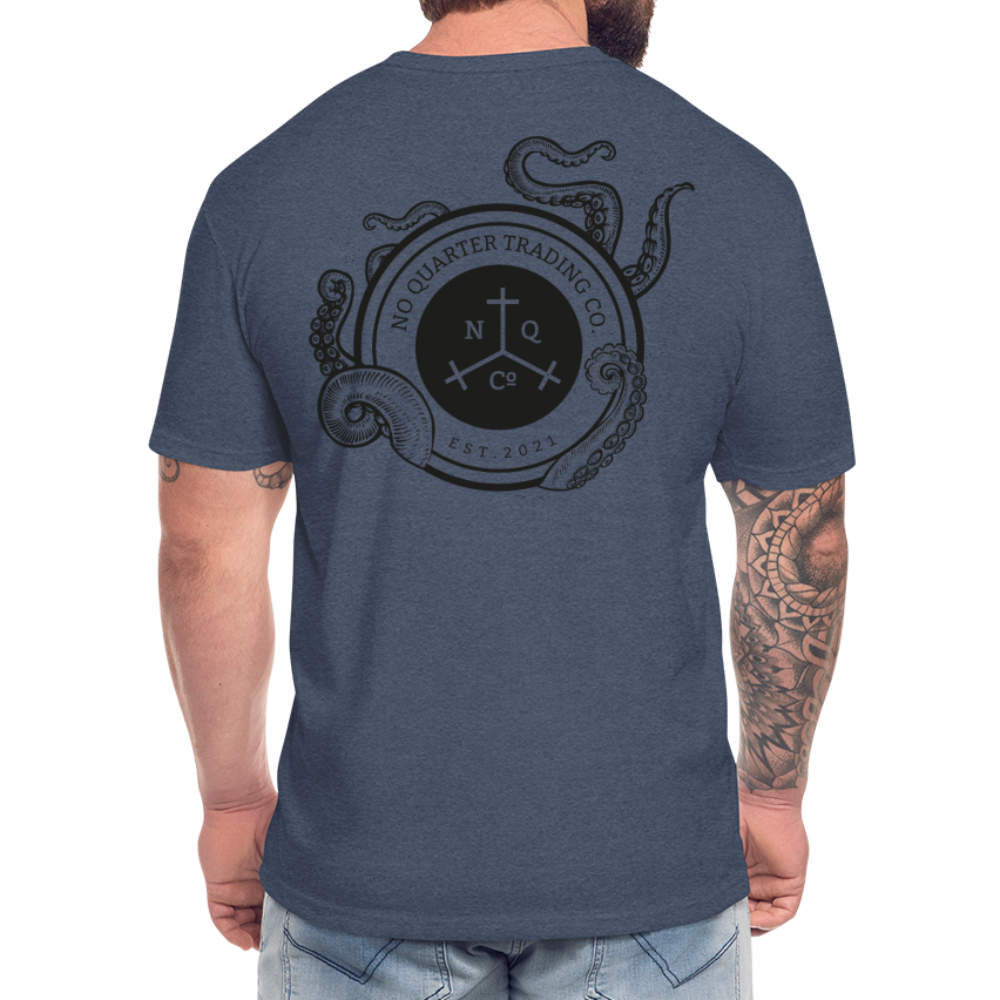 NQTCo T-Shirt by Next Level - heather navy