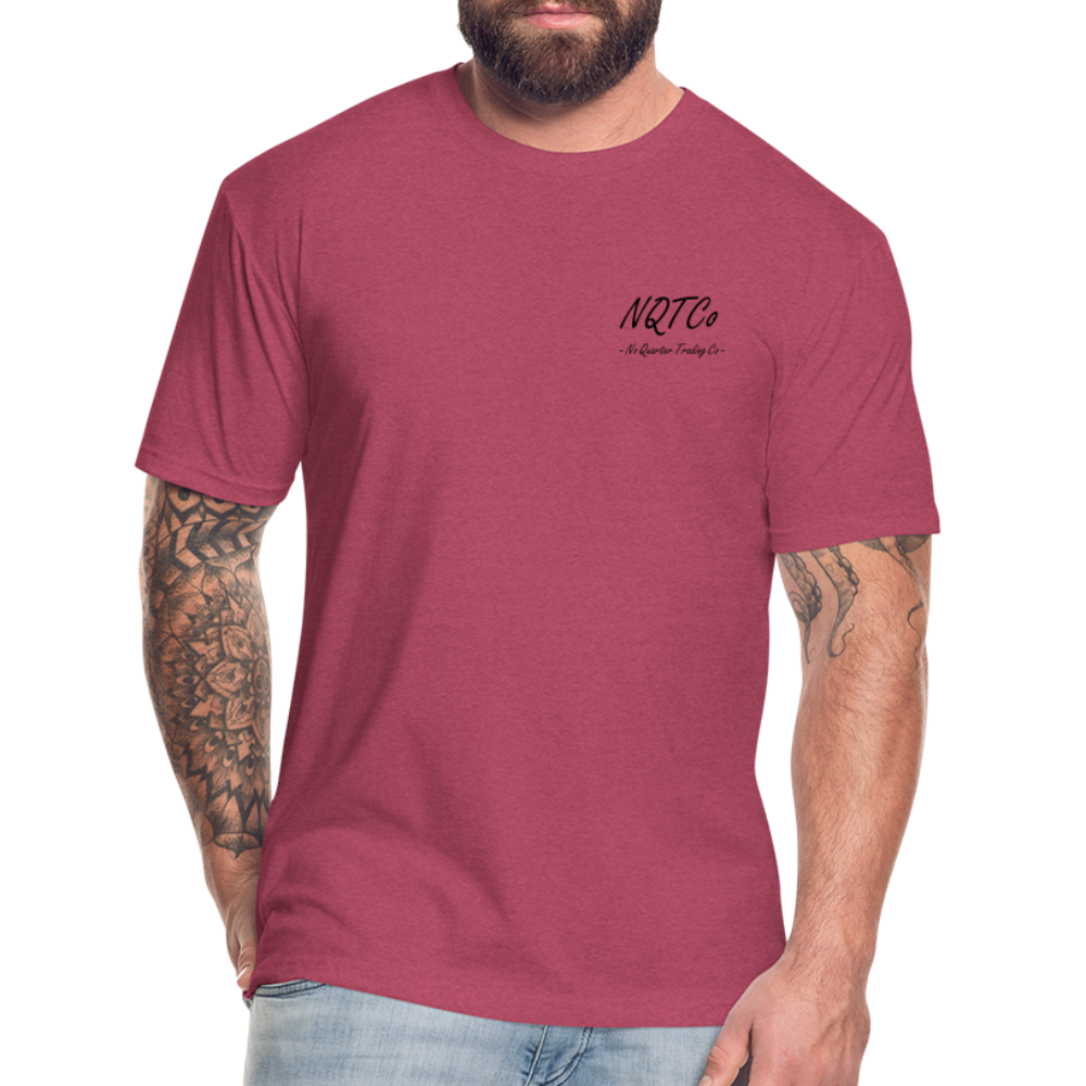 NQTCo T-Shirt by Next Level - heather burgundy