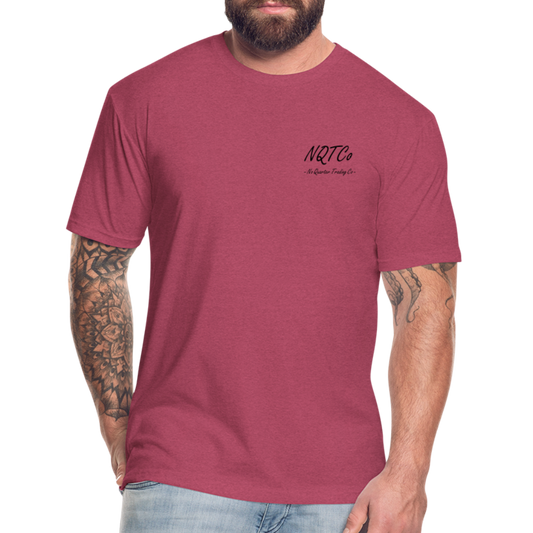 NQTCo T-Shirt by Next Level - heather burgundy