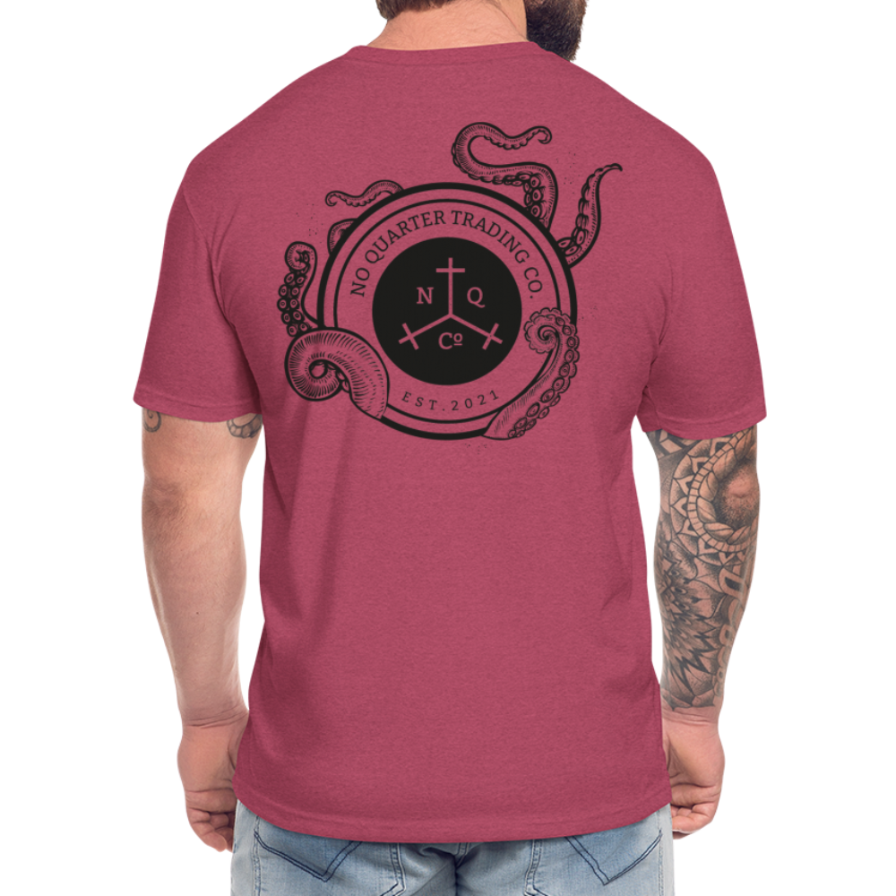 NQTCo T-Shirt by Next Level - heather burgundy