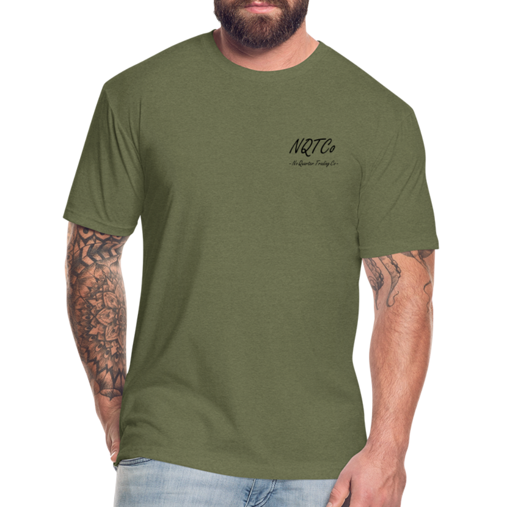 NQTCo T-Shirt by Next Level - heather military green