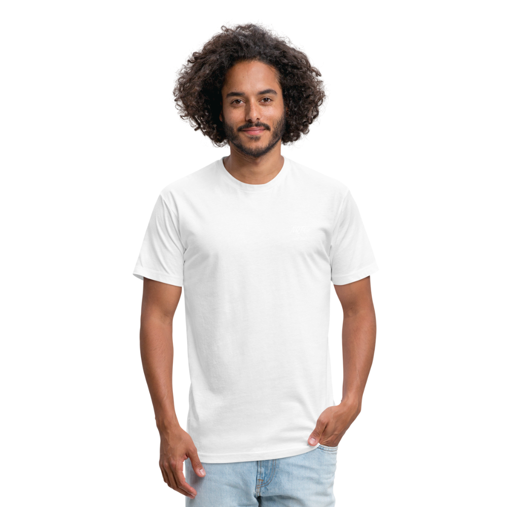 NQTCo - Flagship Fitted Cotton/Poly T-Shirt by Next Level - white