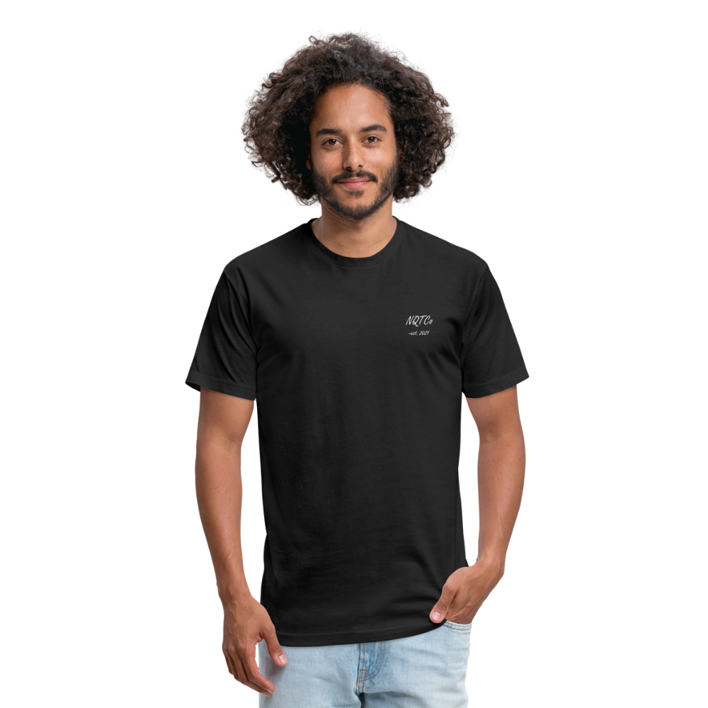 NQTCo - Flagship Fitted Cotton/Poly T-Shirt by Next Level - black