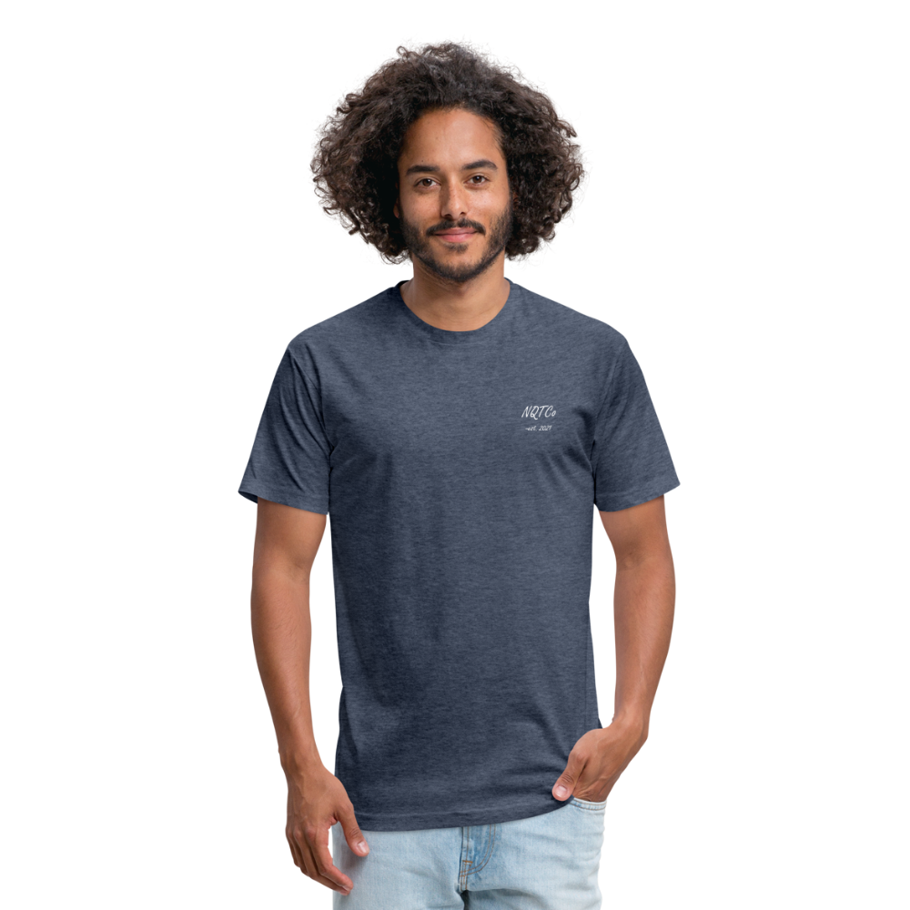 NQTCo - Flagship Fitted Cotton/Poly T-Shirt by Next Level - heather navy