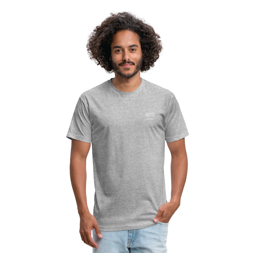 NQTCo - Flagship Fitted Cotton/Poly T-Shirt by Next Level - heather gray