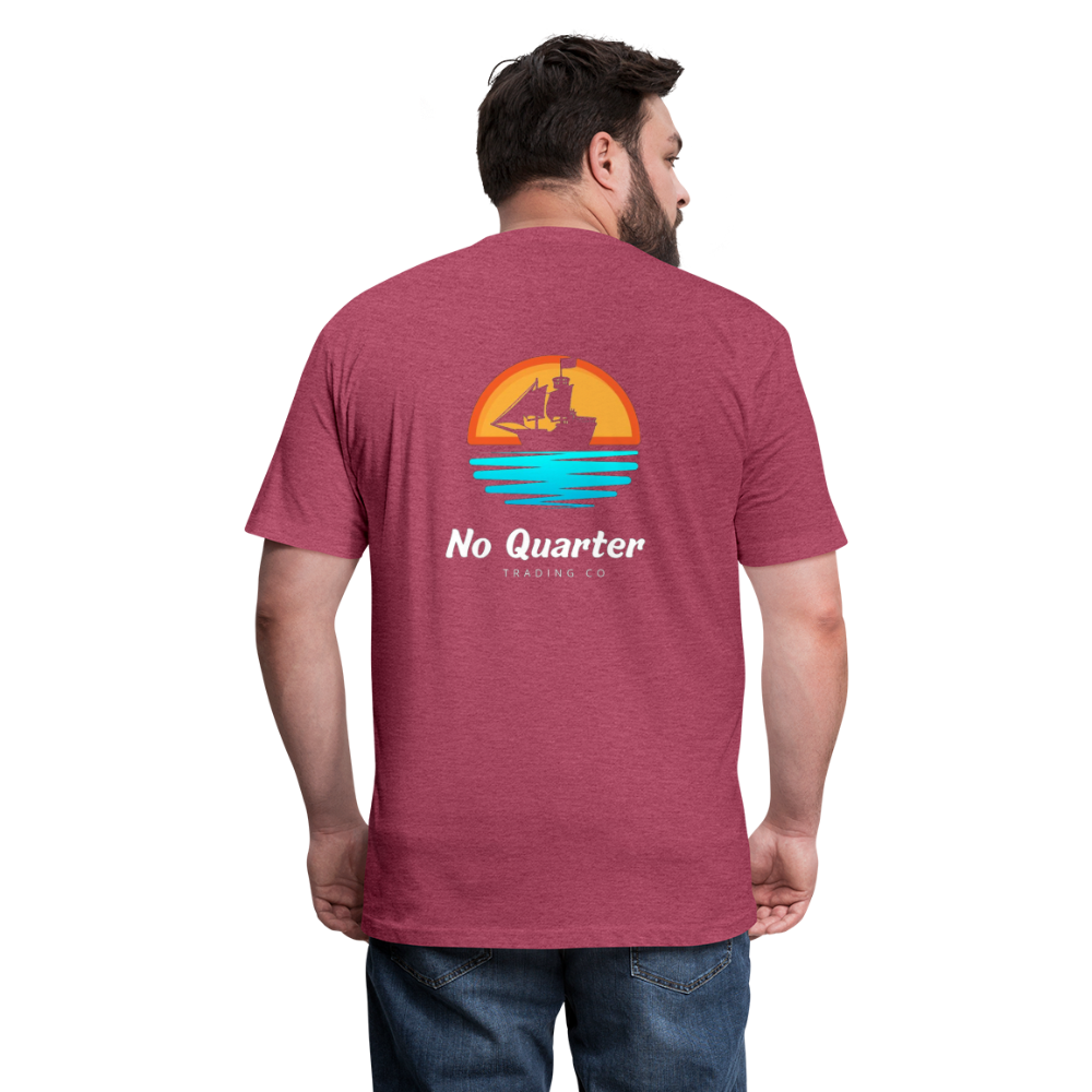 NQTCo - Flagship Fitted Cotton/Poly T-Shirt by Next Level - heather burgundy