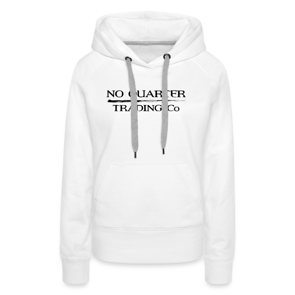 No Quarter Octopus Logo Women's Premium Hoodie - white