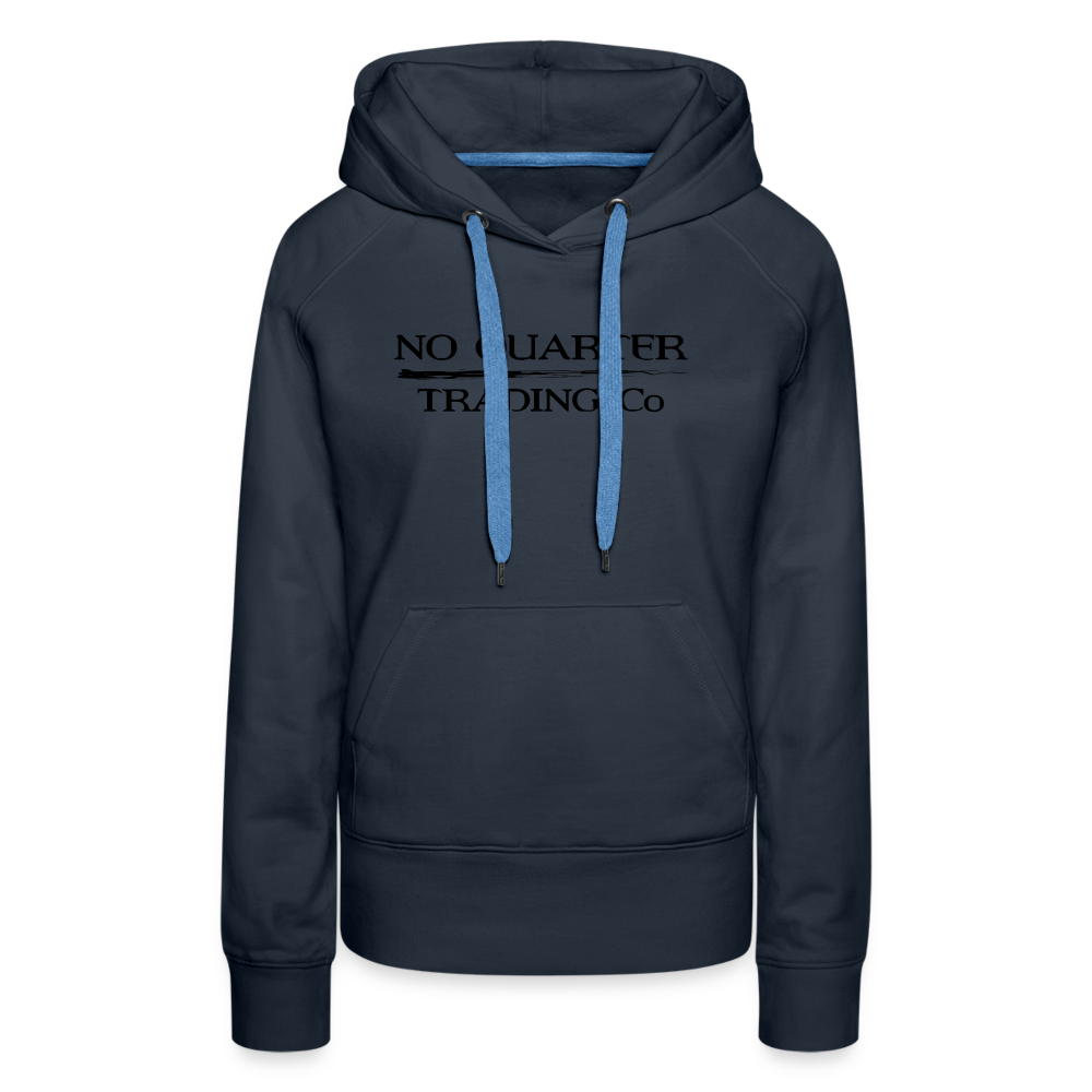 No Quarter Octopus Logo Women's Premium Hoodie - navy