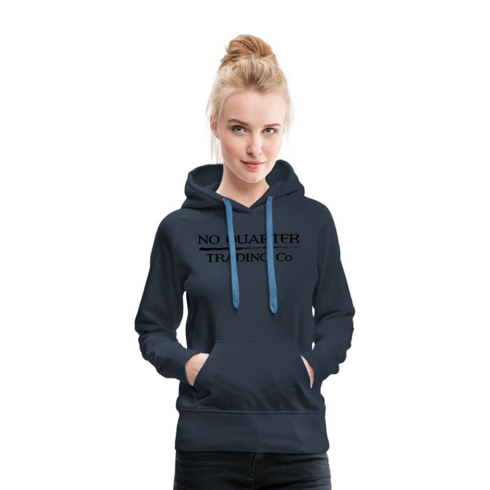 No Quarter Octopus Logo Women's Premium Hoodie - navy