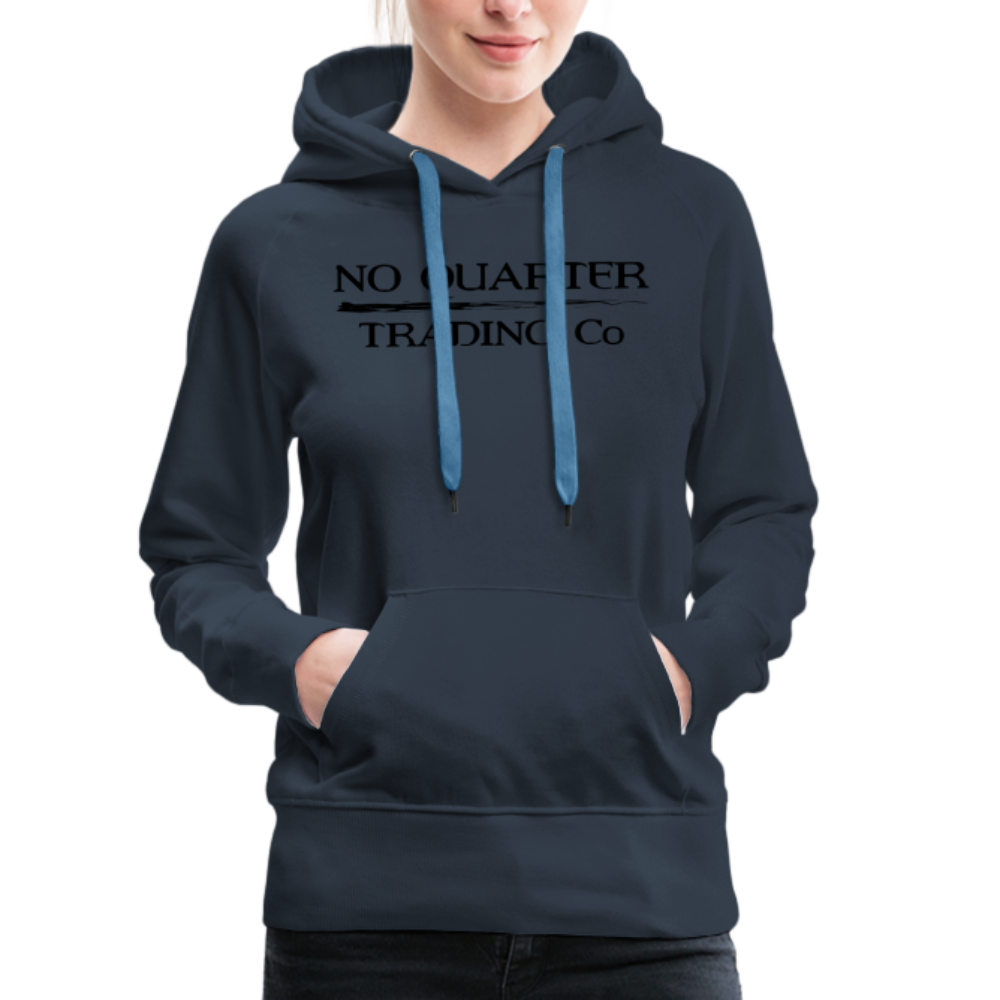 No Quarter Octopus Logo Women's Premium Hoodie - navy