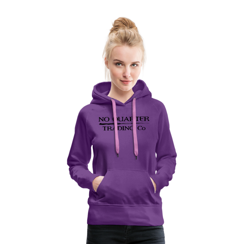 No Quarter Octopus Logo Women's Premium Hoodie - purple