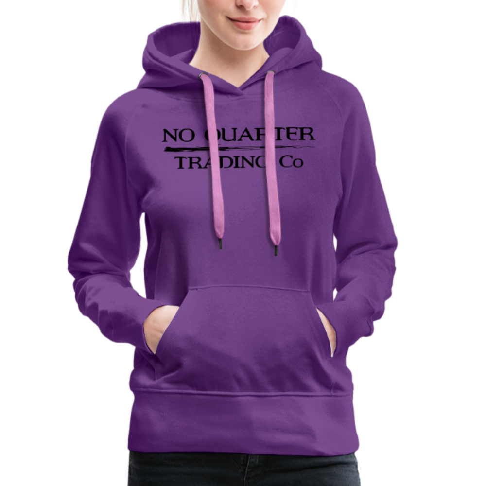 No Quarter Octopus Logo Women's Premium Hoodie - purple