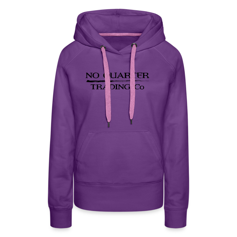 No Quarter Octopus Logo Women's Premium Hoodie - purple