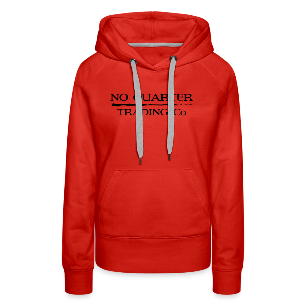 No Quarter Octopus Logo Women's Premium Hoodie - red