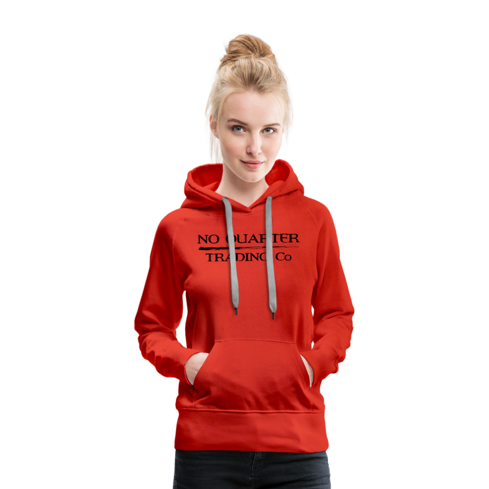 No Quarter Octopus Logo Women's Premium Hoodie - red