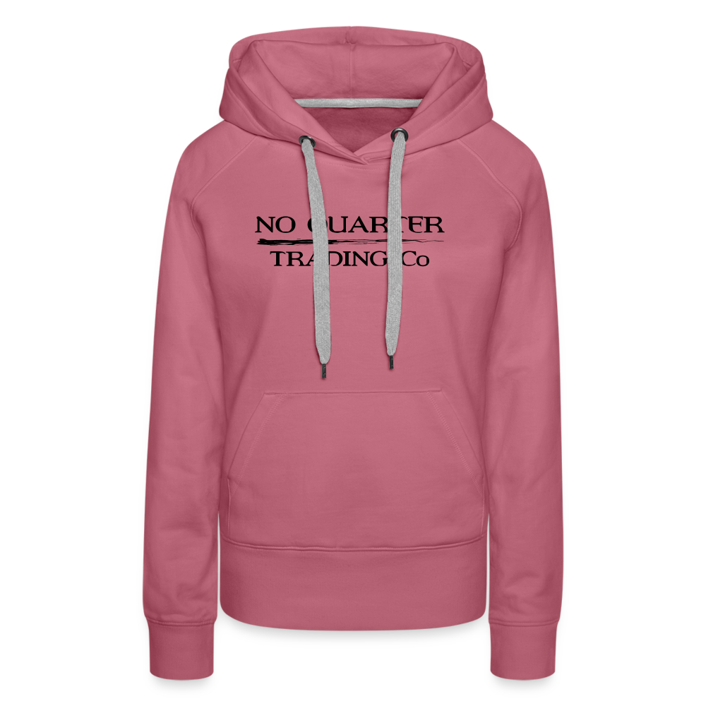 No Quarter Octopus Logo Women's Premium Hoodie - mauve