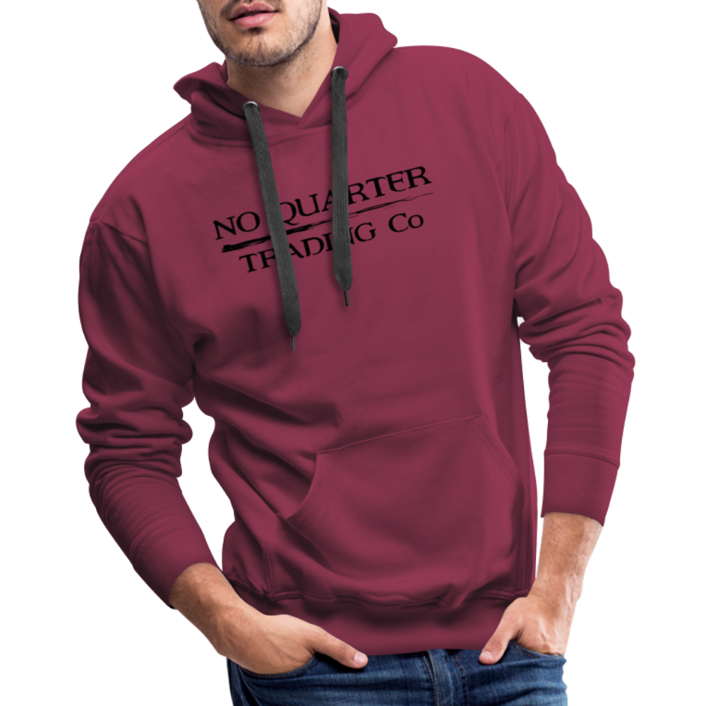 Black Flag Logo on Men’s Premium Hoodie - burgundy