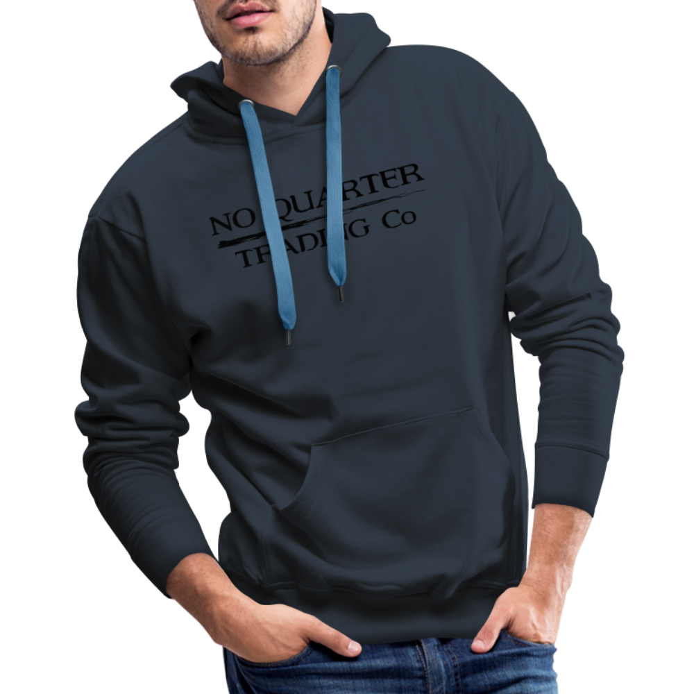 Black Flag Logo on Men’s Premium Hoodie - navy