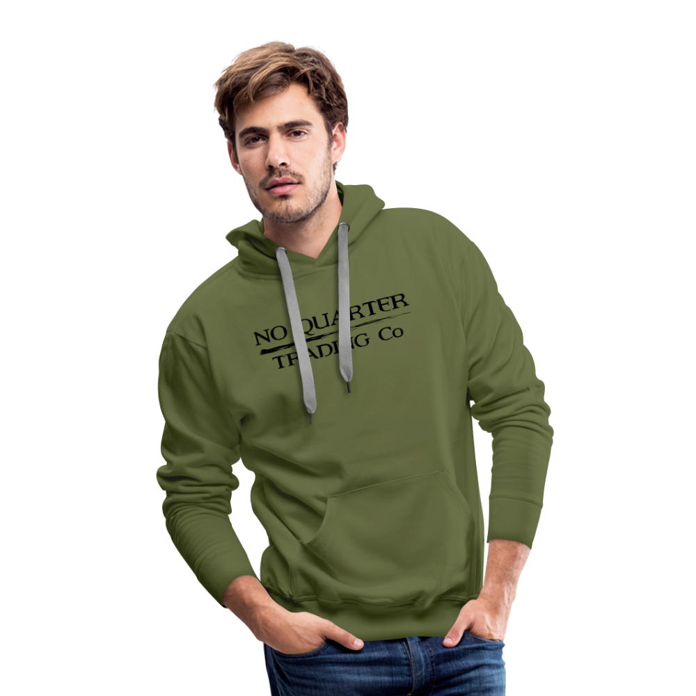 Black Flag Logo on Men’s Premium Hoodie - olive green