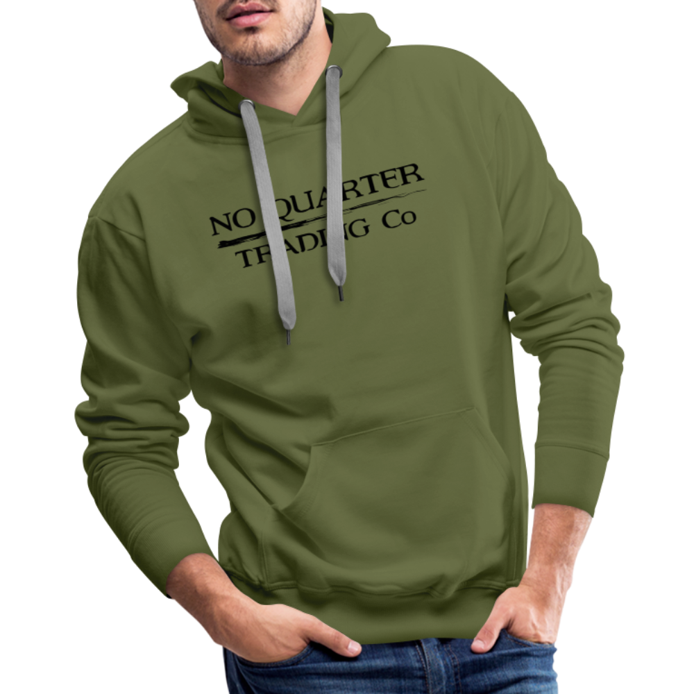 Black Flag Logo on Men’s Premium Hoodie - olive green